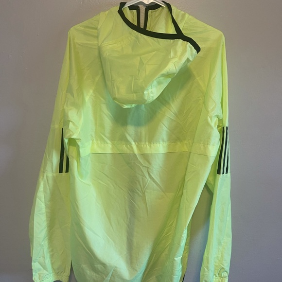 Neon reflective adidas rain coat(M) - Picture 2 of 2